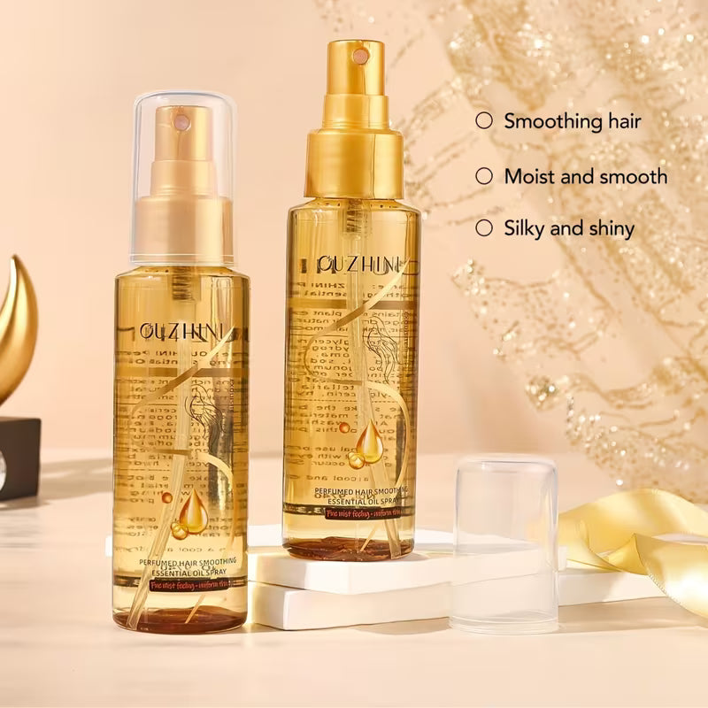 Fragrant Hair Smoothing Essential Oil Spray - A Leave-In Serum That Provides Nourishment from The Roots to The Ends, Delivering Exceptional Shine, Taming Frizz, And Transforming Hair with Deep Hydration, 100Ml/3.38Fl.Oz